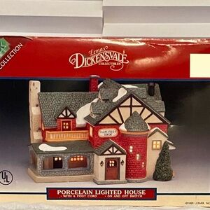 Lemax Dickensvale Collection 1995 Vintage Porcelain Lighted Christmas House